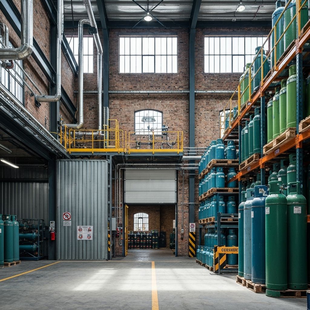 K P Gases Warehouse - Gas Cylinder Supplier in Surat, Gujarat